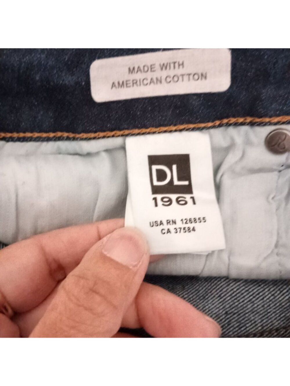 DL1961 Emma Power Legging Dark Wash Skinny Jeans Womens Size 30 Made With Americ - Picture 4 of 10
